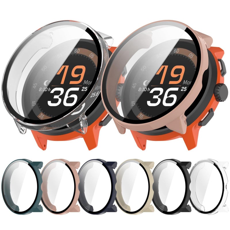 B Scratch Case Skin Screen Protector Shell Frame Smartwatch Housing PC Glass Cover Shockproof - Image 3