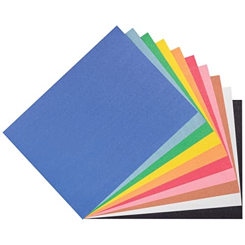 Pacon ورق بناء برانغ (سابقًا آرت ستريت)، 10 ألوان متنوعة، وزن قياسي، 9" × 12"، 500 ورقة - Image 5