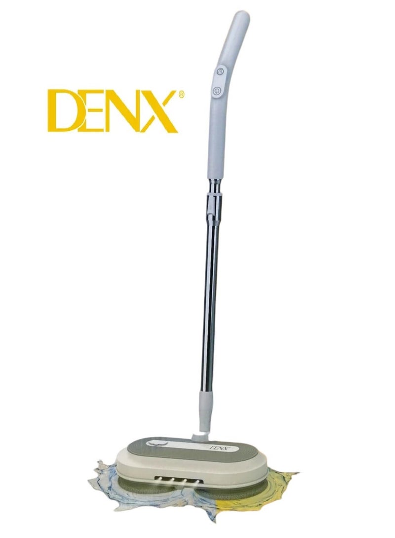 Denx Cordless Electric Floor Mop with Water Spray and LED Headlights. Up to 40 minutes of working time. 30W power. 2000mAh battery. 290ml water tank. Self-propelled floor cleaner with adjustable nozzle. - Image 2