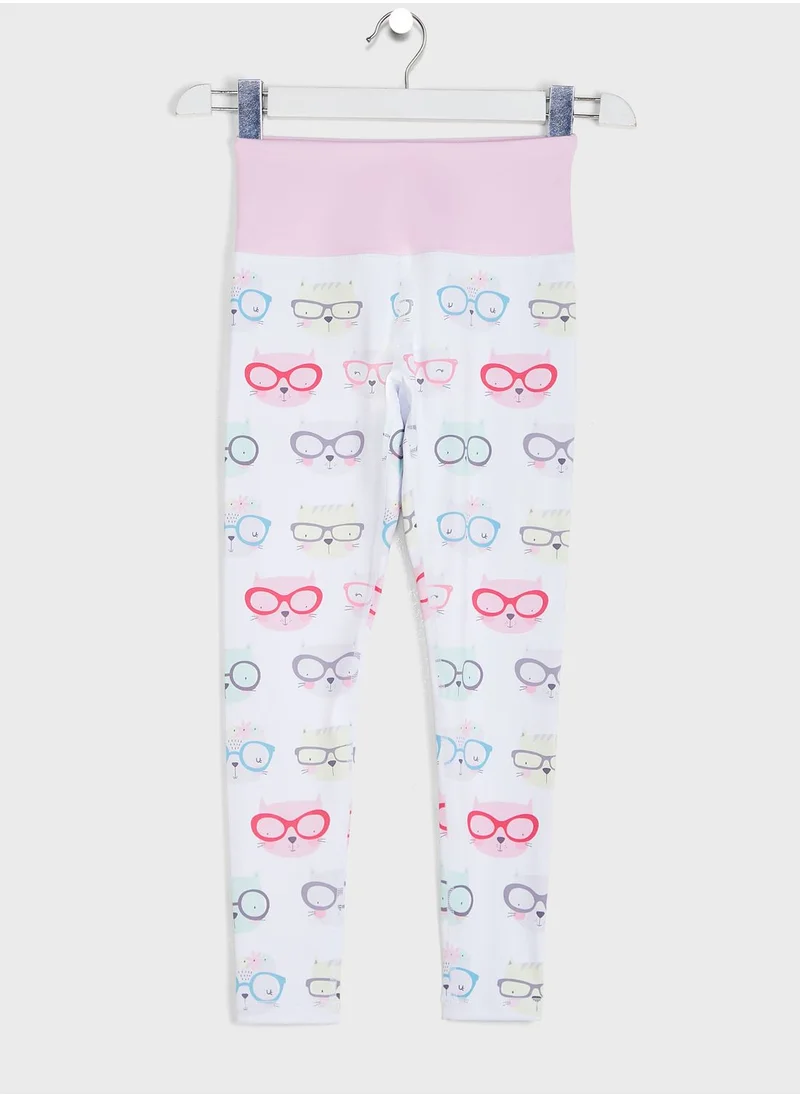 Flexi-Lexi Fitness Kids Cat Lady Sweatpants