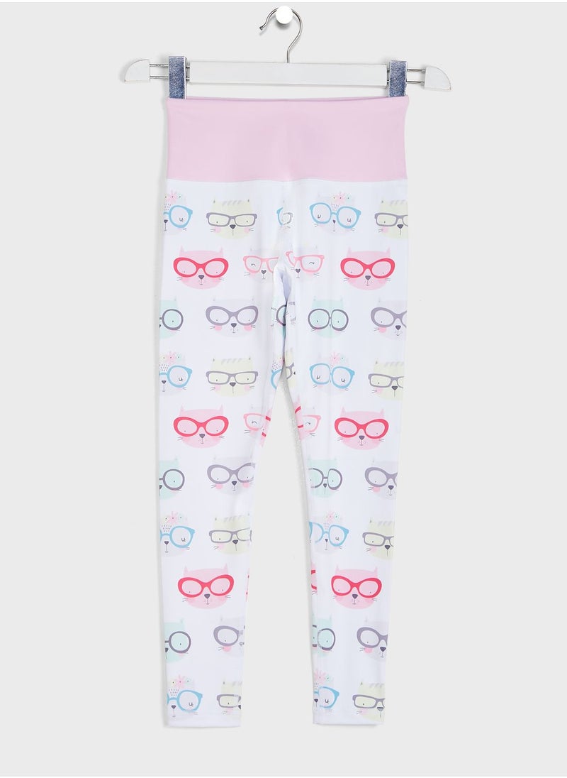 Flexi-Lexi Fitness - Kids Cat Lady Sweatpants - Image 1