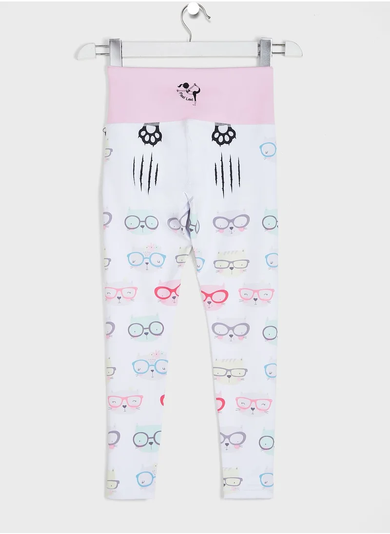 Flexi-Lexi Fitness Kids Cat Lady Sweatpants