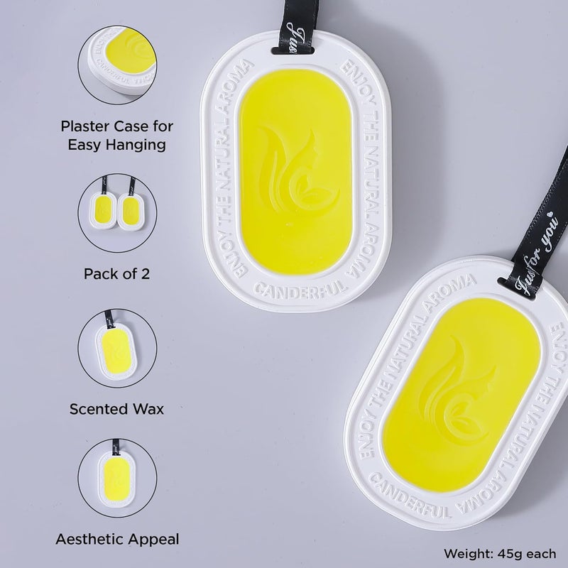 Umai UMAI Wax Air Wardrobe Freshener Pack of 2 Air Freshener for Home Drawer Closet Cars Wardrobe Natural and Eco Friendly Osmanthus  - Image 3