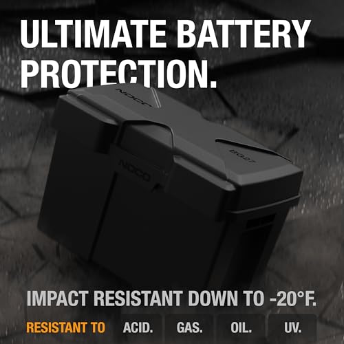 NOCO Snap-Top BG27 Battery Box, Group 27 12V Battery Box for Marine, Automotive, RV, Boat, Camper and Travel Trailer Batteries - Image 3