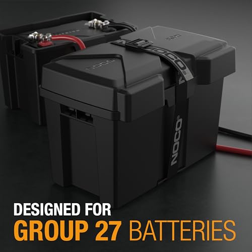 NOCO Snap-Top BG27 Battery Box, Group 27 12V Battery Box for Marine, Automotive, RV, Boat, Camper and Travel Trailer Batteries - Image 2