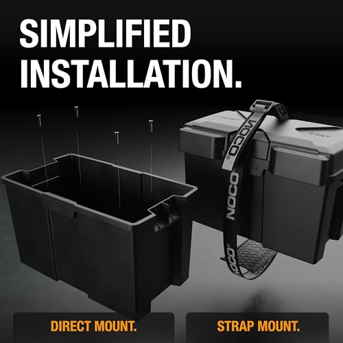 NOCO Snap-Top BG27 Battery Box, Group 27 12V Battery Box for Marine, Automotive, RV, Boat, Camper and Travel Trailer Batteries - Image 4