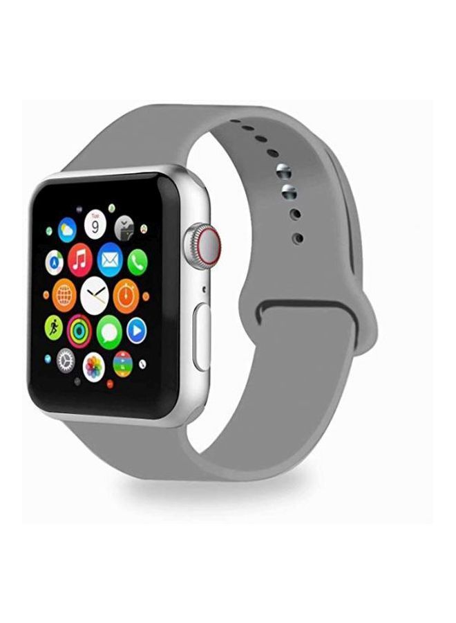 نيبمينينت سوار بديل لساعة أبل من مجموعة سيريس 4/3/2/1 رمادي - Image 2