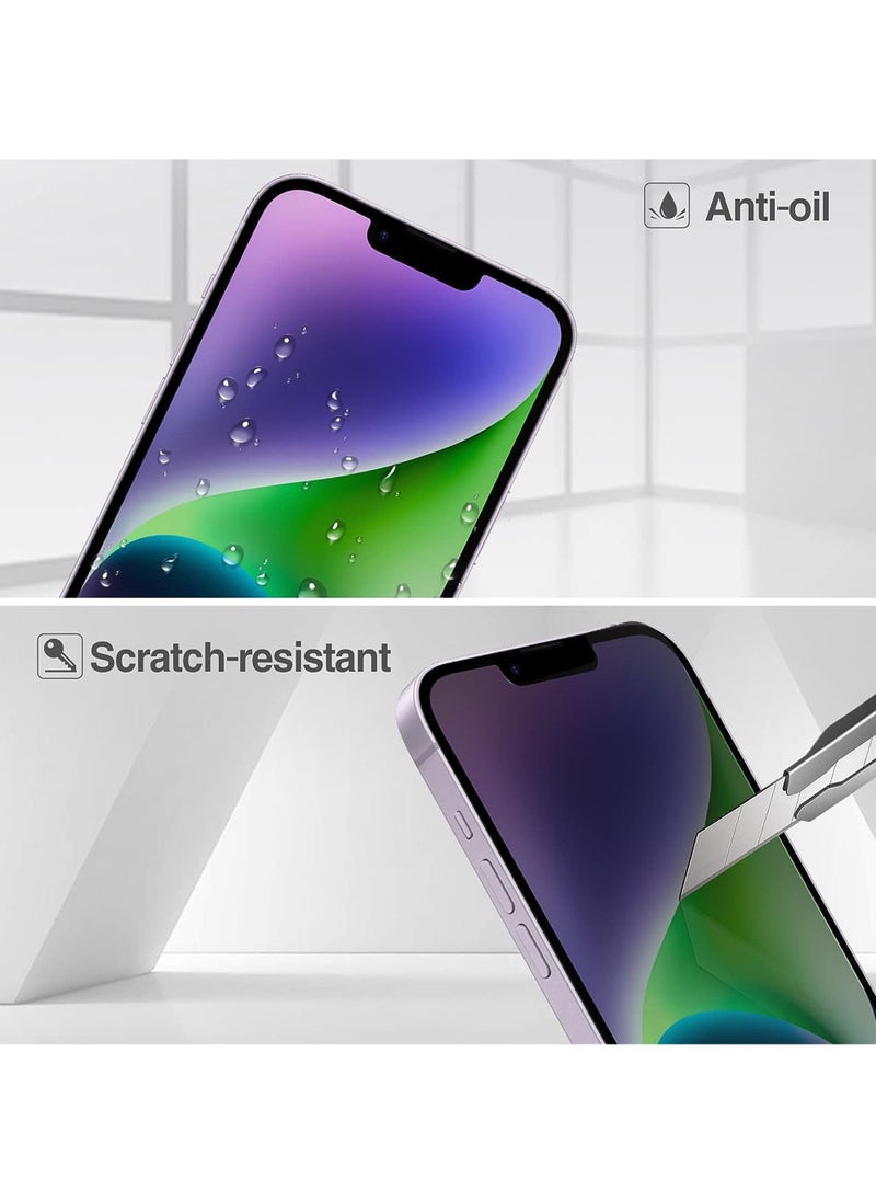 Rock Pow - (2 PCS) Case Privacy Screen Protector for iPhone 15 Plus 2023 9H Anti Spy Dark Tempered Glass Screen Film Guard for iPhone 15 Plus 6.7 Inch 2023 Case Friendly Bubble Free - Image 1