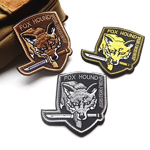 OYSTERBOY Oyster-Patch Metal Gear Foxhound Metal Gear Solid Tactical Patch Hook & Loop (3pcs) - Image 5