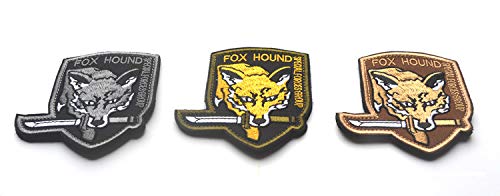 OYSTERBOY Oyster-Patch Metal Gear Foxhound Metal Gear Solid Tactical Patch Hook & Loop (3pcs) - Image 3