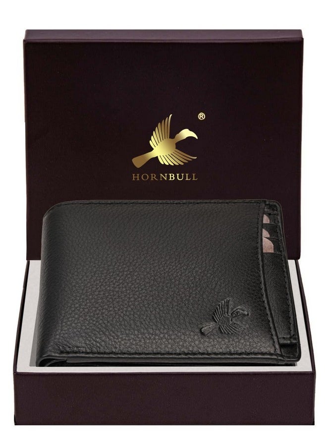 HORNBULL Black Leather Wallet for Men | Wallets Men with RFID Blocking | Mens Wallet Leather - pzsku/Z2E13623D96F94843D352Z/45/_/1737720993/04905b13-d8cc-4681-ab2e-7c6d96ab2daa