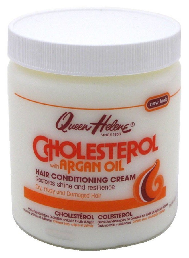 QUEEN HELENE Cholesterol Hair Conditioning Creme Argan Oil, 15 oz - Image 1