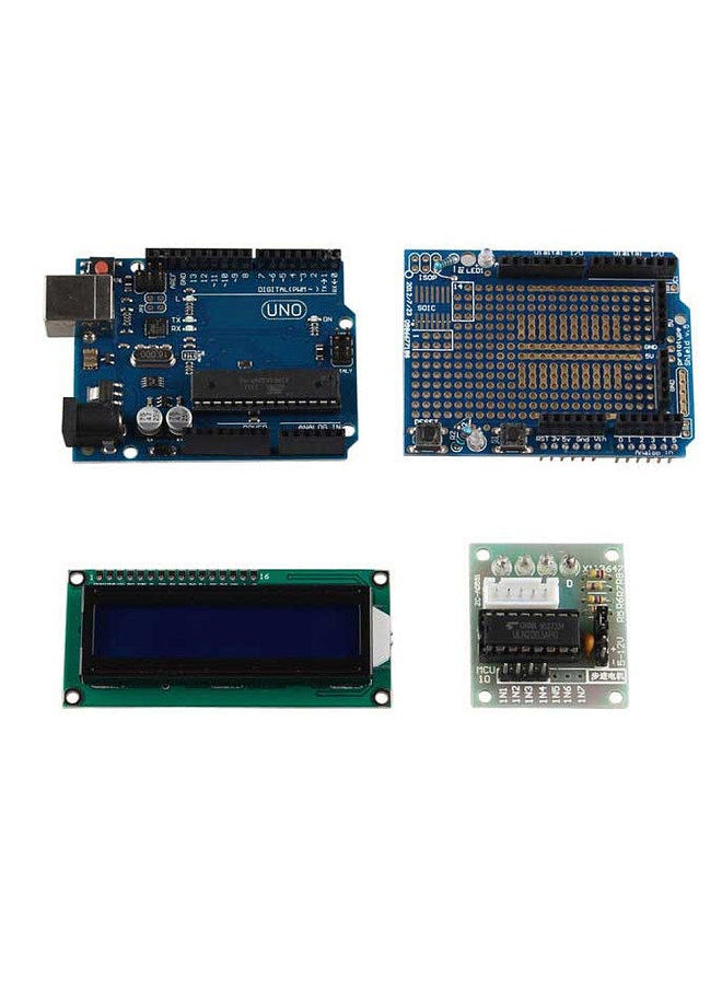 R3 UNO Learning Kit Compatible with Arduino With Stepper Motor 1602LCD Sensors Servo Breadboard Jumper Wire