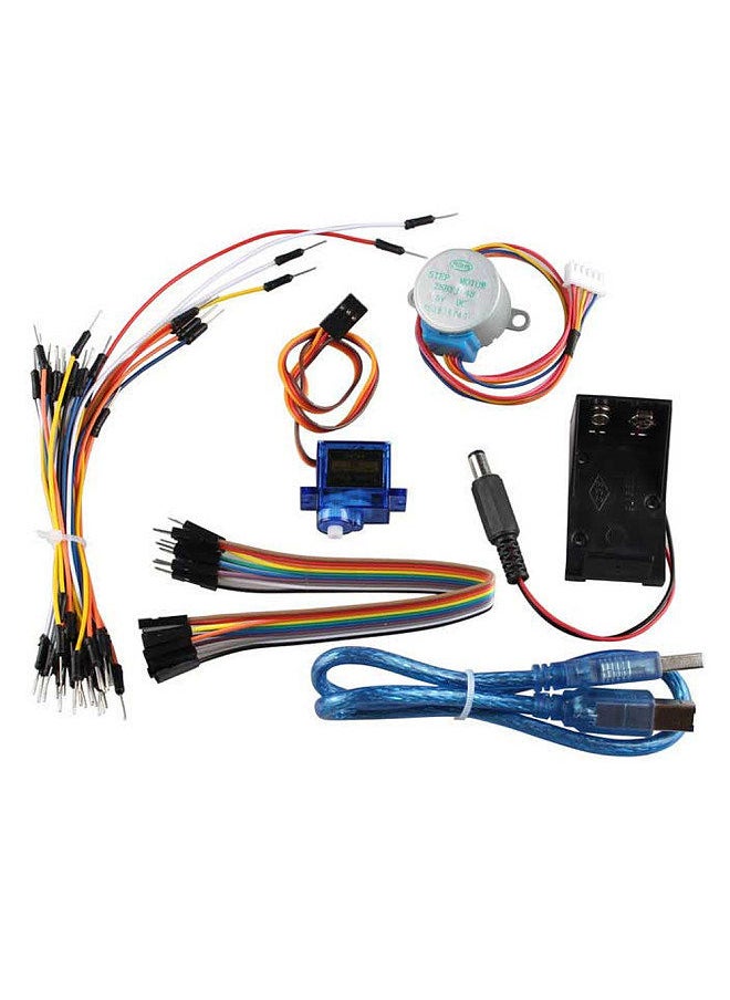 R3 UNO Learning Kit Compatible with Arduino With Stepper Motor 1602LCD Sensors Servo Breadboard Jumper Wire
