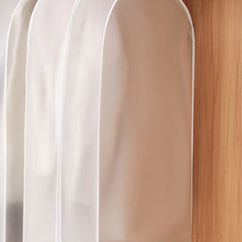 Clothes Dust Cover Hanging Translucent Waterproof Breathable PEVA Garment Cover for Wardrobe 50 X 60 X 90cm - Image 5