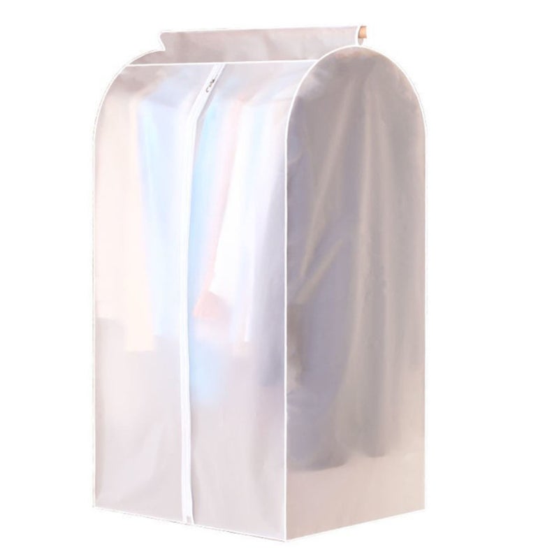 Clothes Dust Cover Hanging Translucent Waterproof Breathable PEVA Garment Cover for Wardrobe 50 X 60 X 90cm - Image 1