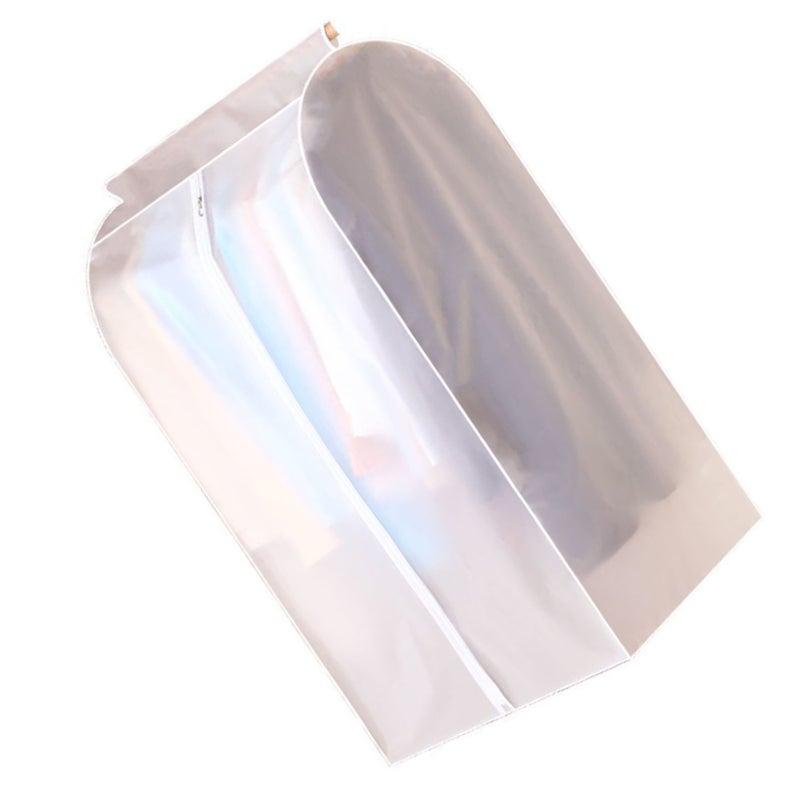 Clothes Dust Cover Hanging Translucent Waterproof Breathable PEVA Garment Cover for Wardrobe 50 X 60 X 90cm - Image 2