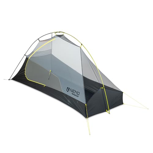 NEMO Equipment Hornet OSMO Ultralight Backpacking Tent - 1-Person - Birch Bud/Goodnight Gray - Image 1