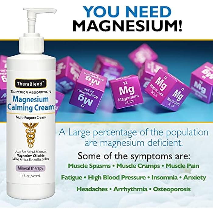 CryoDerm Magnesium Calming Cream 16 oz - Image 2
