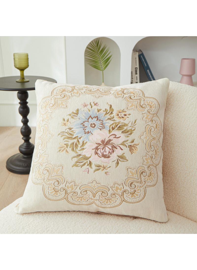 Flower pillow living room home sofa cushion cover 45*45cm