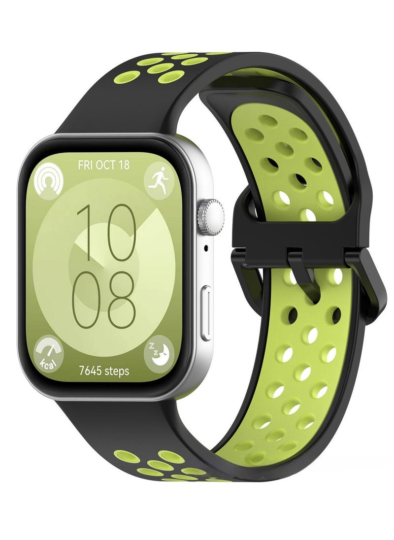 HW Silicone Sport Watch Strap/Watchband for HUAWEI Watch Fit 3 Smartwatch  - Image 1