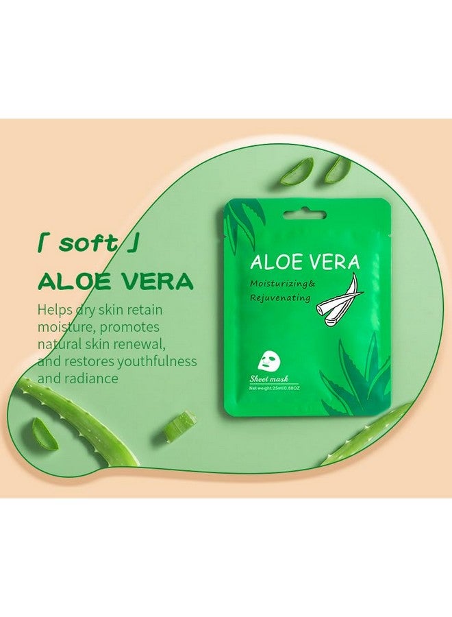 Nielies 18 Pcs Face masks skincare,Face Mask Skin Care Bulk Pack, Hydrating Spa Face Mask For Sensitive Skin, Facial sheet mask,face masks bulk For Women/Teen Girls (18 pcs) - Image 4