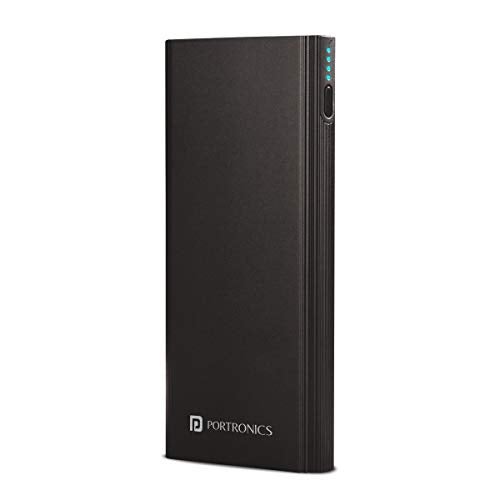 Portronics Power M 10K 18w 10000 mAh Metal Power Bank| Triple Output Fast Charging (Dual Mach USB-A + Type-C PD) Comes with Type-C Cable Included - Image 1
