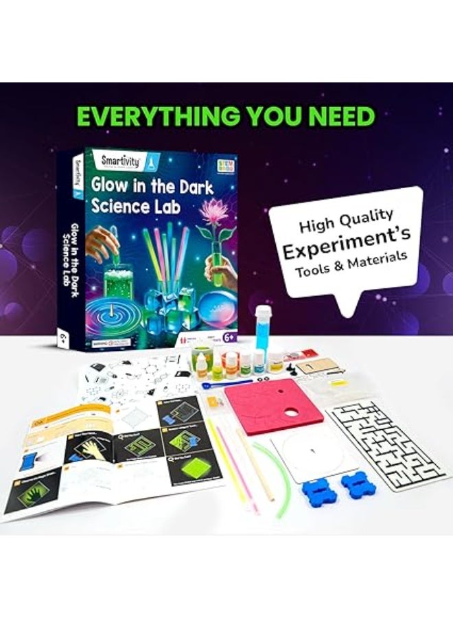 Smartivity Magic Glow in The Dark Science Experiment Kit for Kids 6 - 14 | Birthday Gifts for Boys & Girls | Chemistry Kit for Age 6-8-10-12-14 Years - Image 2