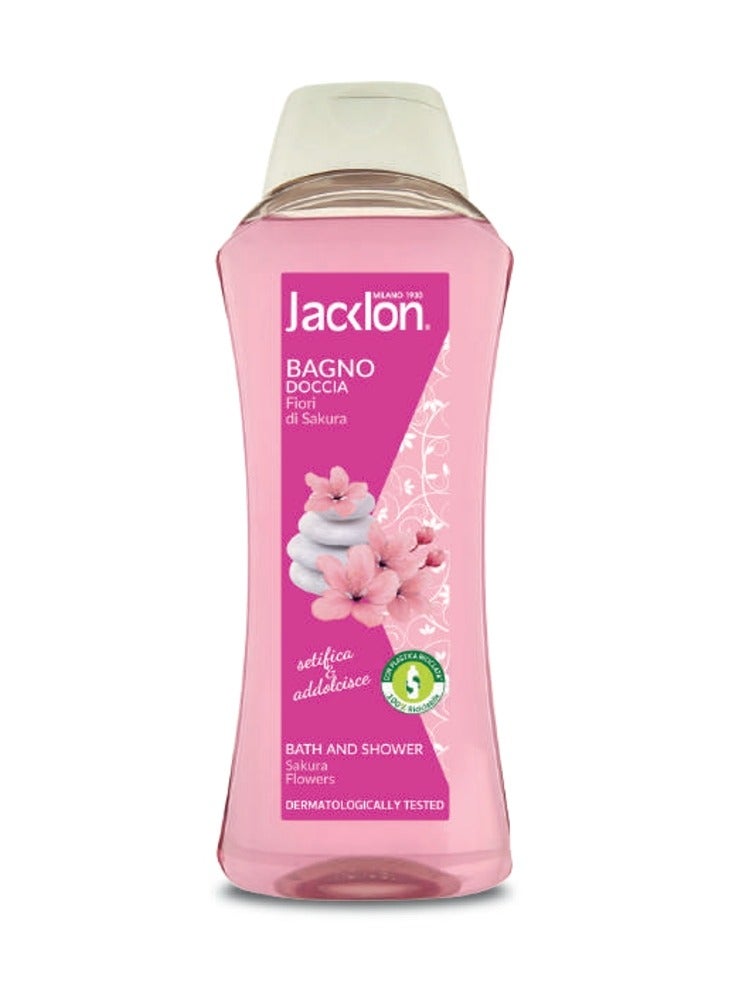 JACKLON Bath & Shower Sakura Flowers 1000ML - Image 1