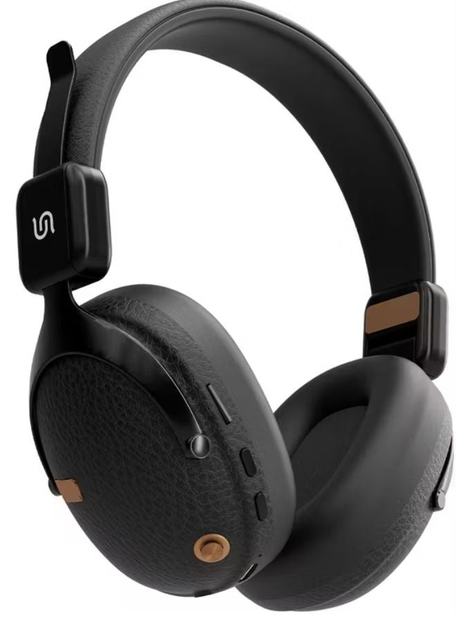 Porodo Soundtec Extra-Bass Wireless Headset with ENC Mic, Foldable Design, Touch Controls & Long Battery Life – Lightweight & Ergonomic Design  - Image 1
