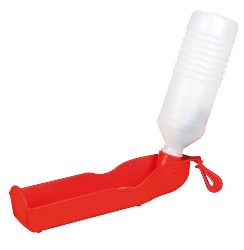 موزع مياه محمول للحيوانات الأليفة (500 مل) - أحمر - Image 2