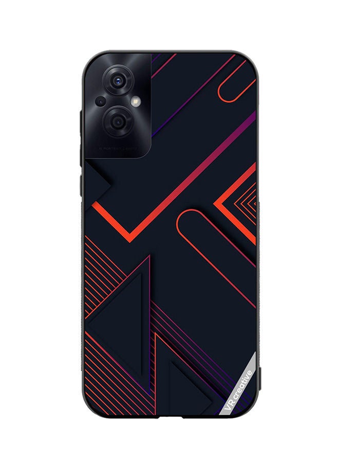 VR CREATIVE Protective Case Cover For Oppo Reno8 Z Texture Design Multicolour - Image 1