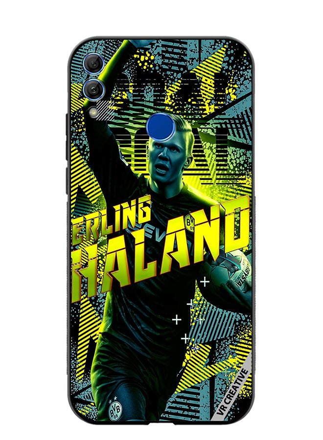 VR CREATIVE Protective Case Cover For Honor 10 Lite Haaland Design Multicolour