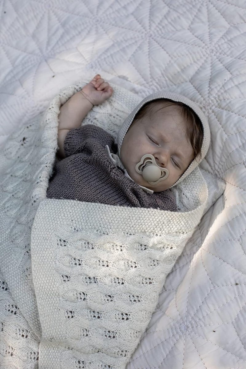 BIBS Couture Baby Pacifier - BPA-Free Silicone, Meadow Color, 2-Pack for 0-6 Months - Image 5