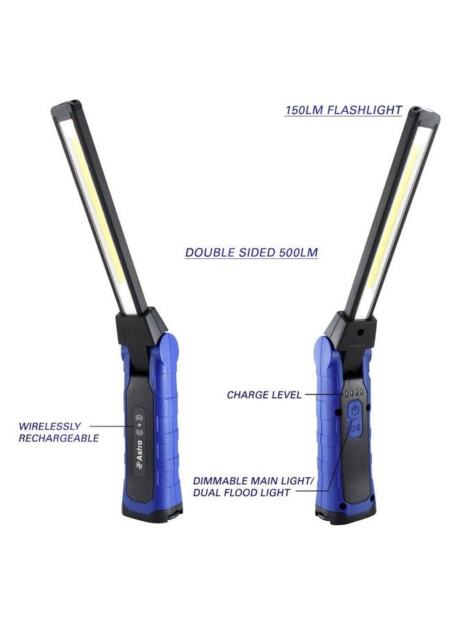 أسترو نيوماتيك تول Astro Tools 52SL 500x2 Lumen مصباح LED رفيع مزدوج الجوانب قابل للطي وقابل لإعادة الشحن لاسلكيًا، عدد 1 - Image 2
