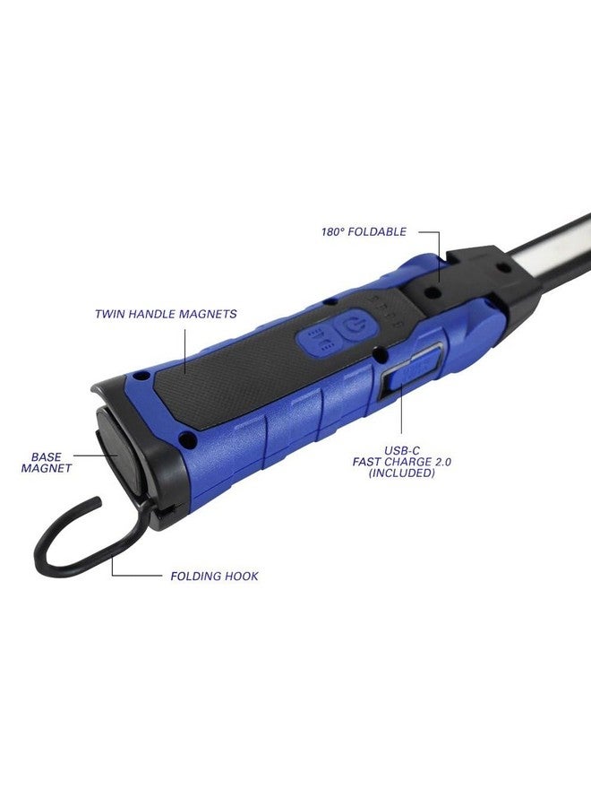 أسترو نيوماتيك تول Astro Tools 52SL 500x2 Lumen مصباح LED رفيع مزدوج الجوانب قابل للطي وقابل لإعادة الشحن لاسلكيًا، عدد 1 - Image 3