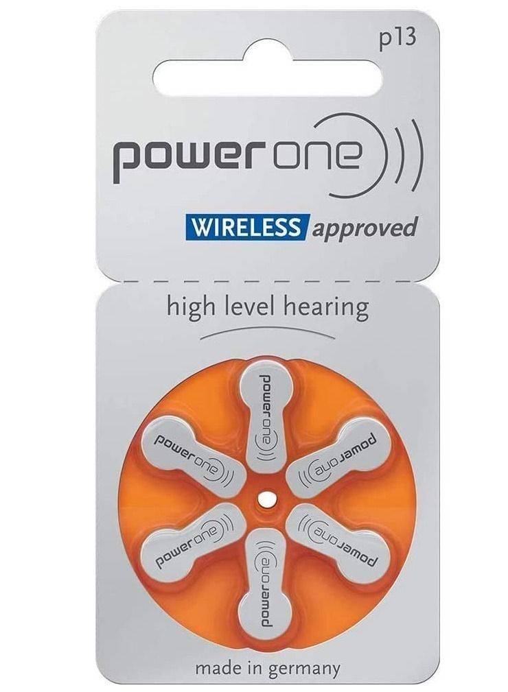 Power One PowerOne 1.45V Original German High Level Hearing Aid Batteries P13 Pack Of 60 Pieces  - Image 4