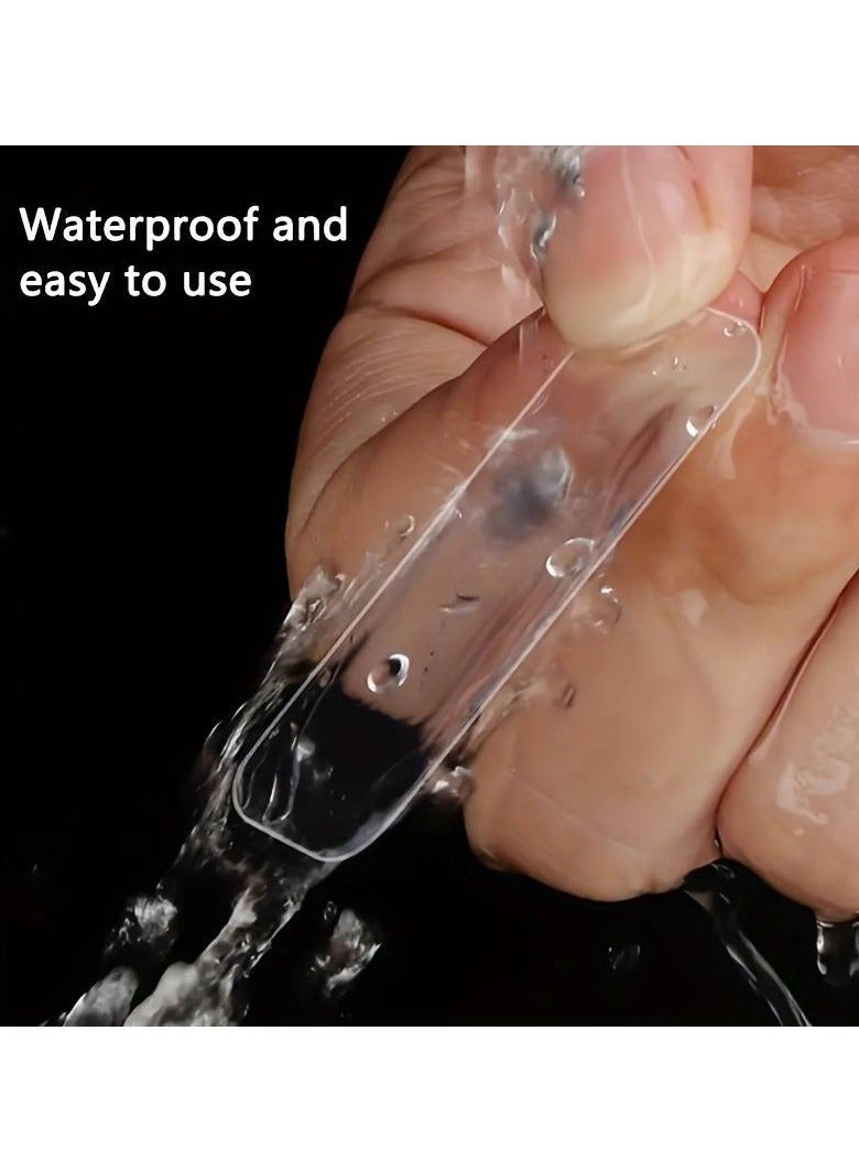 A set of transparent adhesive (double face) in a box, the number of which ranges from 50 to 60 pieces per box. - Image 4