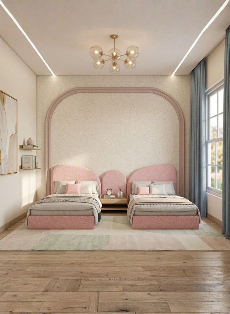KARNAK Dreamora Kids Double Bed Set-Pink - Image 1