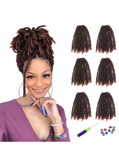 Crochet Hair 120 Strands Faux Locs 8 Inches Soft Locs Pretwisted Locs Dreadlock Locs 6 Packs Prelooped Crochet Hair For Black Women (8 Inch 1B/350) - pzsku/Z2E147AC98D492FBF66CFZ/45/_/1719064934/9a588b93-ac69-4c37-976e-5a83e4370ccd