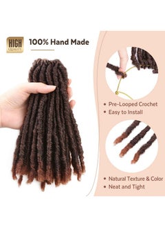 Crochet Hair 120 Strands Faux Locs 8 Inches Soft Locs Pretwisted Locs Dreadlock Locs 6 Packs Prelooped Crochet Hair For Black Women (8 Inch 1B/350) - pzsku/Z2E147AC98D492FBF66CFZ/45/_/1719064941/2df70324-0266-41b2-9c24-f107496db09e