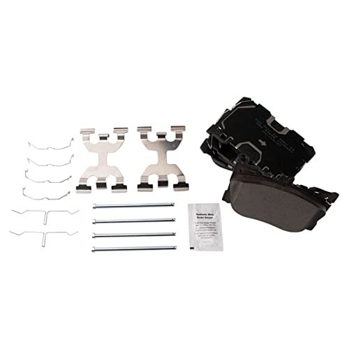 TRQ Ceramic Front Brake Pads Compatible with 2017-2018 Mercedes-Benz C43 AMG, 2016-2018 GLC300, GLC43 AMG - Image 1