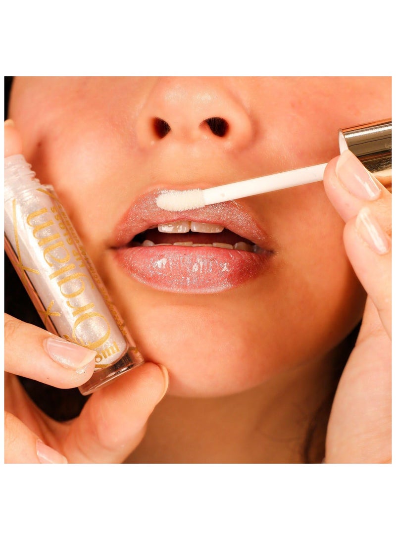 Orglam 3D Transparent Sparkling Lip Gloss-Long Lasting (10x Vitamin E) - Image 2