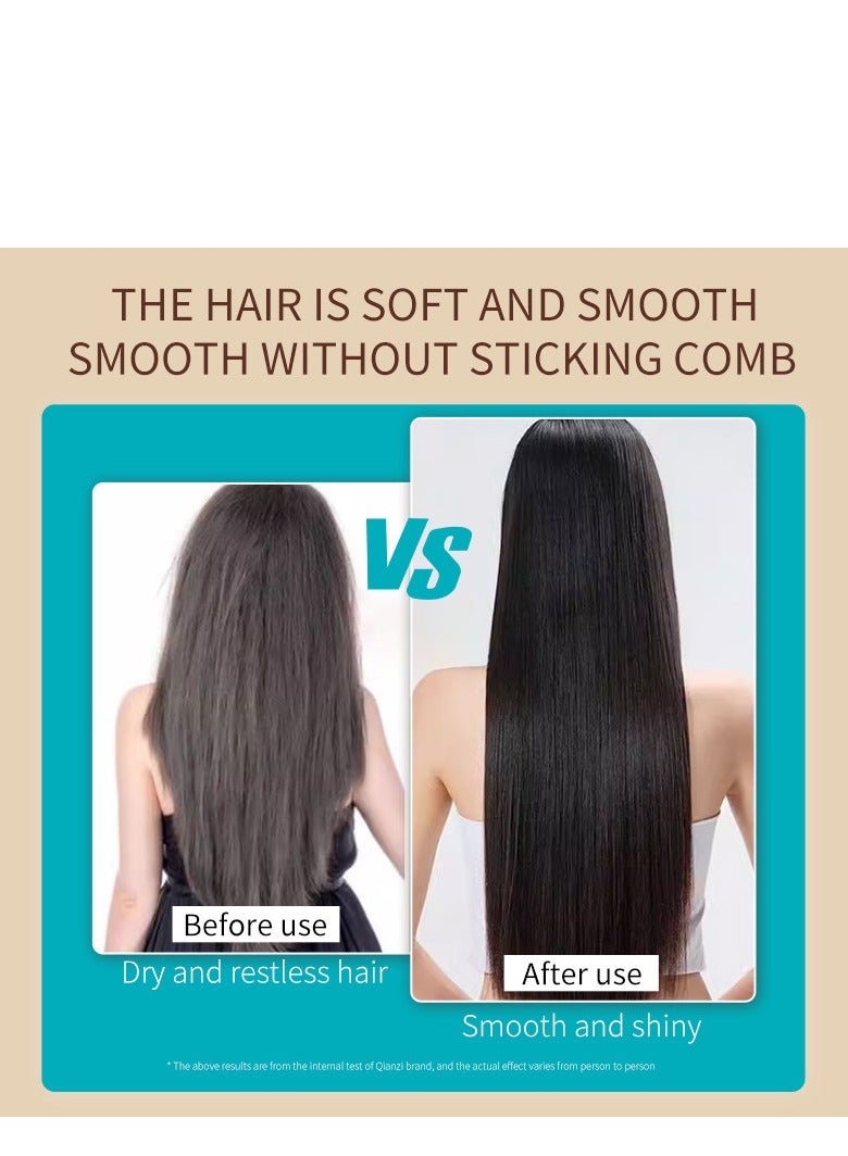 QANZIRE Moroccan Argan Hair Oil Treatment (3.52 FL OZ), Long-Lasting Nourishing Oil for Dry & Damaged Hair, Skin, Face, Body, and Scalp – Weightless Formula for Repair and Hydration - Image 4