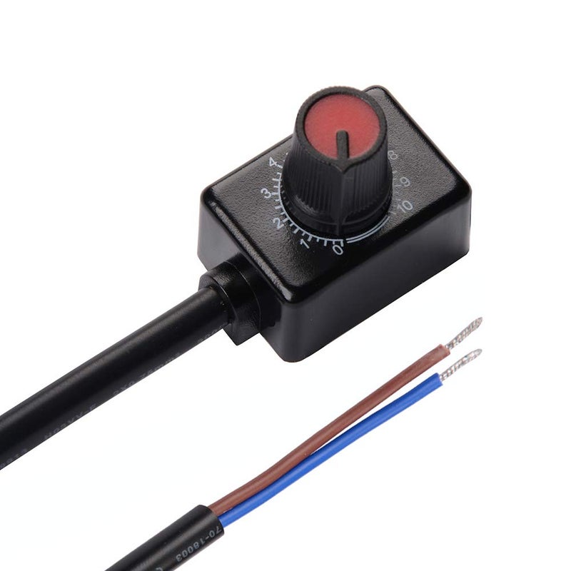 DD BEST DD222 DC 0-10V Knob Dimmer Mini Controller Rotary Switch ON/Off PWM Dimming for 0/1-10V Dimmable LED Drivers Electronic Ballasts Controling Interior Light Grow Lamp - Image 5
