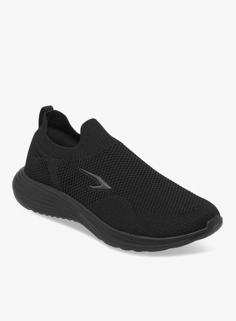 Dash Sock Hem Slip-On Sports Shoes with Pull Tab