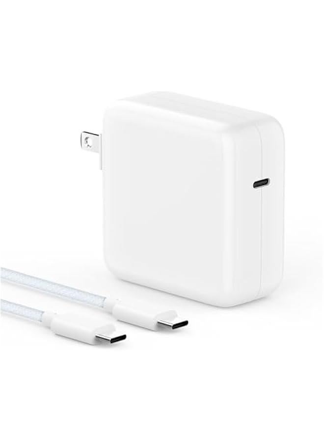Arabest Charger for MacBook Pro 16 14 inch MacBook Air 15 13 inch 2025 2024 2023 2022 2021 2020 2019 M4 M3 M2 M1, Super Compact 100W USB C Laptop Power Adapter, 6.6FT USB-C Braided Cable, Original Quality  - Image 1
