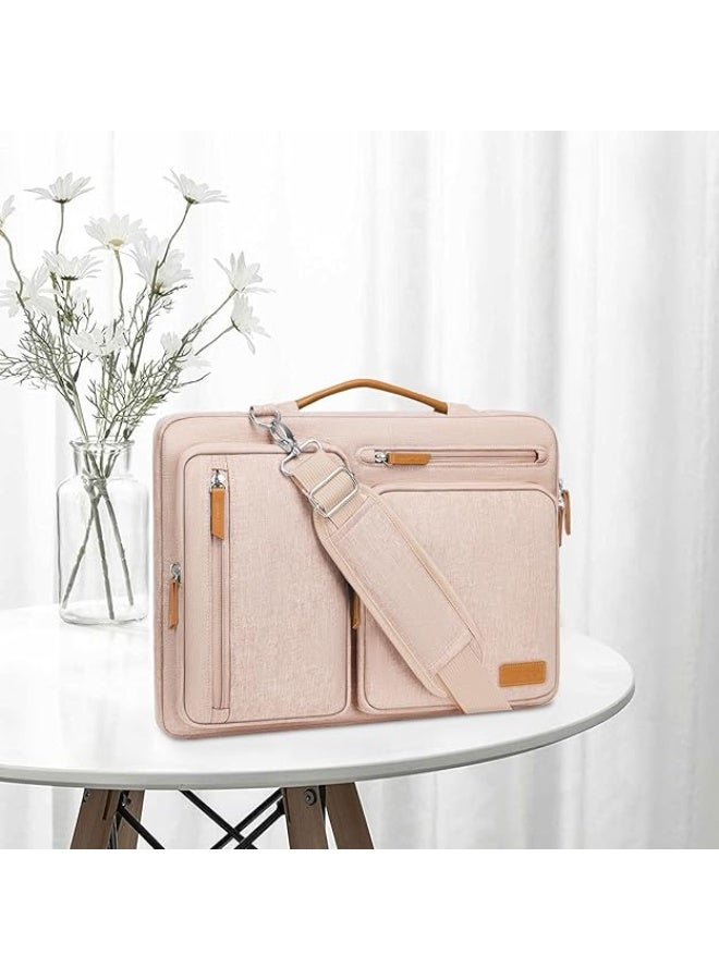 MOSISO 360° Protective Laptop Shoulder Bag 15–15.6 Inch, Compatible with MacBook Pro 16, HP, Dell, Lenovo, Asus, Shockproof Carrying Case with Side Opening Zipper, Adjustable Strap & Pockets - Image 5