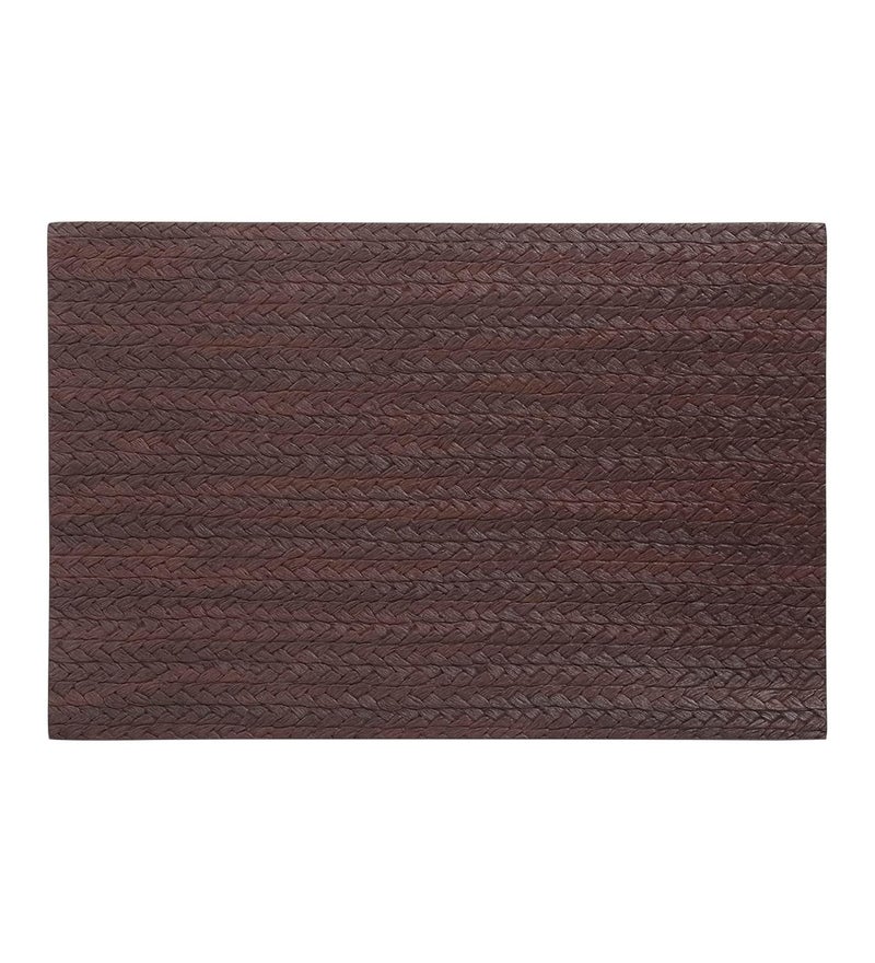 OBSESSIONS Set of 6 Premium Chocolate PVC Table Placemats (30x45 cm) - Heat Resistant, Water Repellent, Wipeable, Stain Resistant, and Easy to Maintain - Perfect for Protecting Your Dining Table - Image 2
