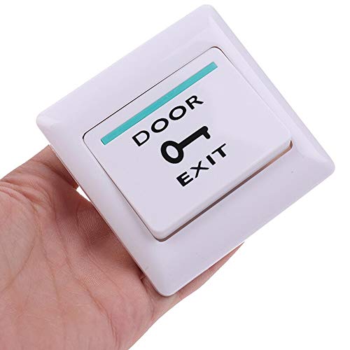 REES52 REES52 Door Exit Button Release Switch for Electronic Lock Lock Sensor Access Control System Emergency Alarm Trigger Switch Stainless Steel Door Exit Button - Image 2